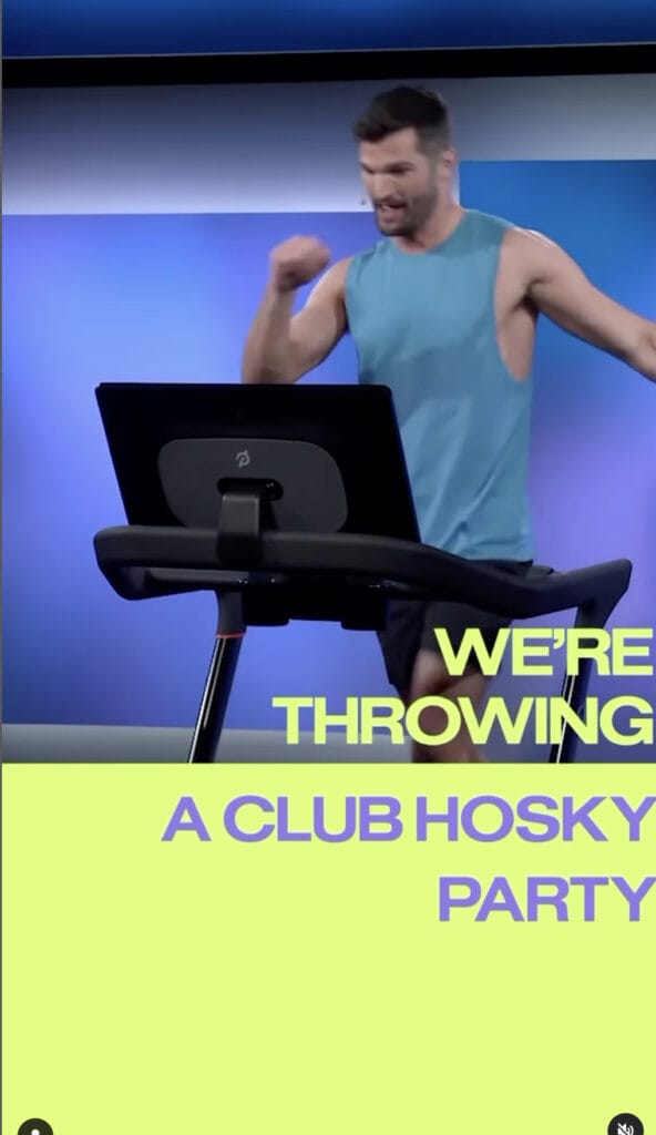 Post announcing Club Hosky party in Atlanta.