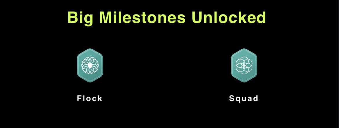 "Big Milestones Unlocked" section in Peloton monthly recap email.