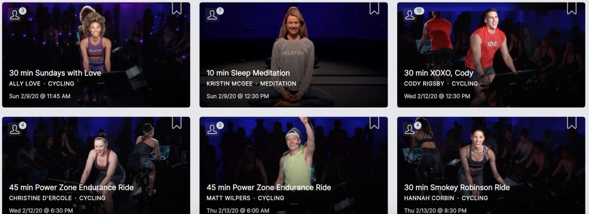 Peloton classes preserved in the August 25, 2023 class library maintenance.