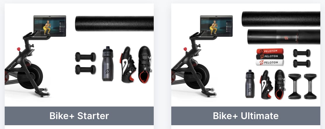 Bike accessory packages with no inclusion of heart rate bands.