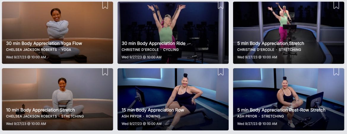 Body Appreciation classes