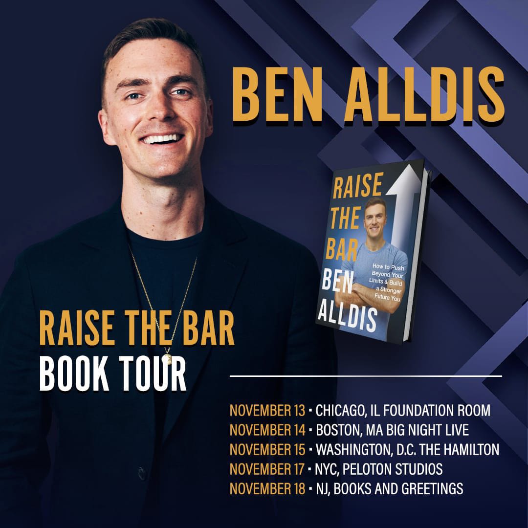 Ben Alldis Book Tour Dates & Locations in US Announced - Peloton Buddy