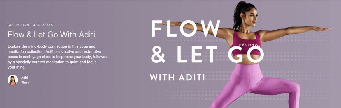Flow & Let Go yoga collection.