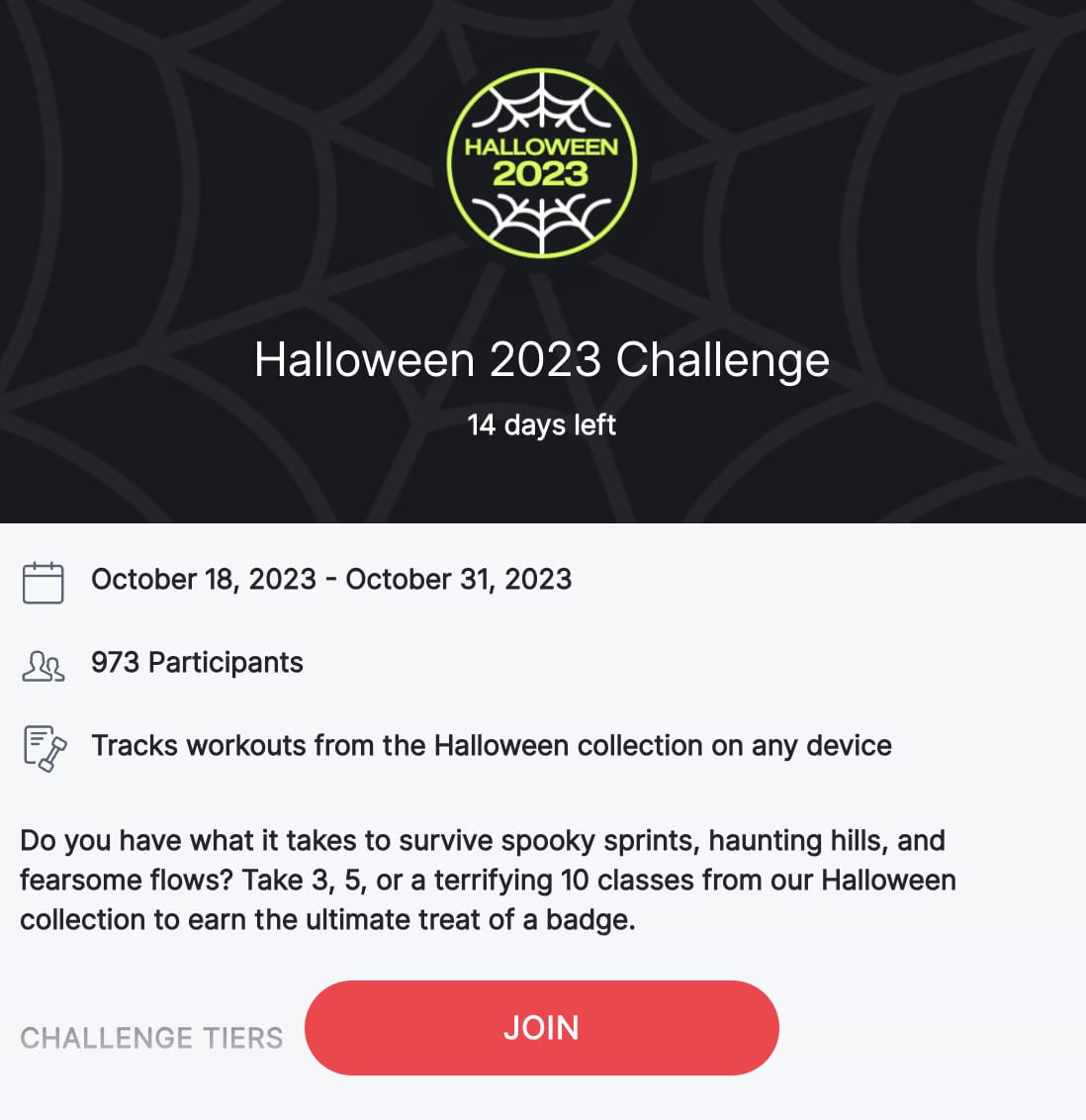 Halloween 2023 Flash Challenge.