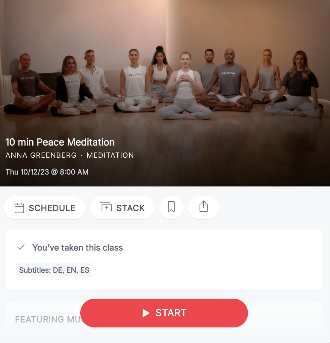 Anna Greenberg's Peace Meditation from October 12, 2023.
