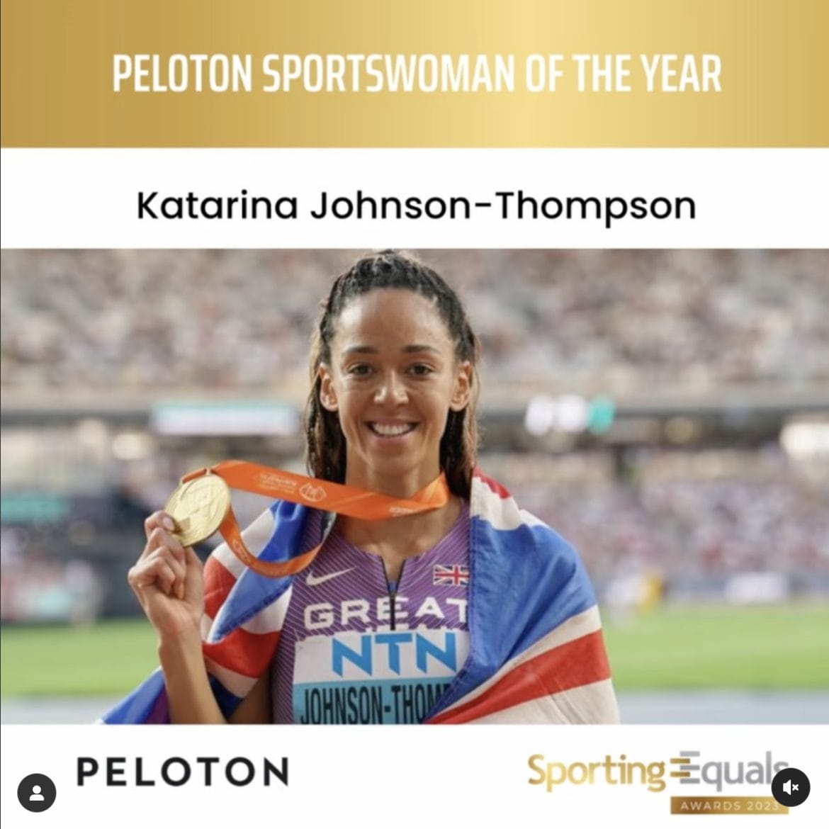 Katarina Johnson-Thompson. Image credit Sporting Equals.