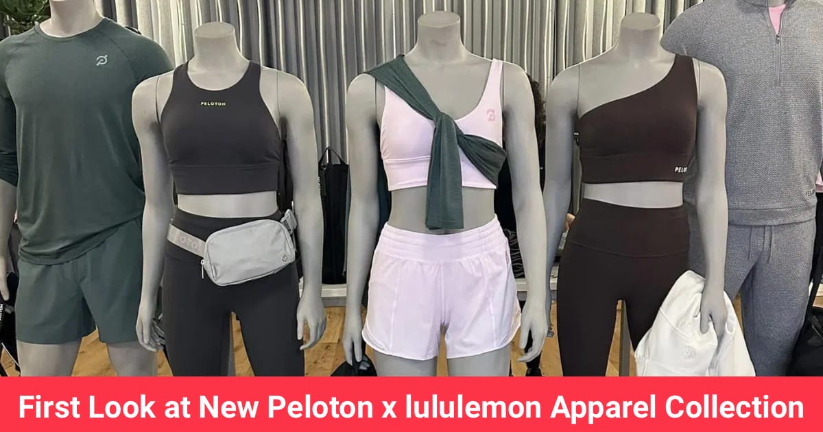 First Look at New Peloton x lululemon Apparel Collection - Peloton Buddy
