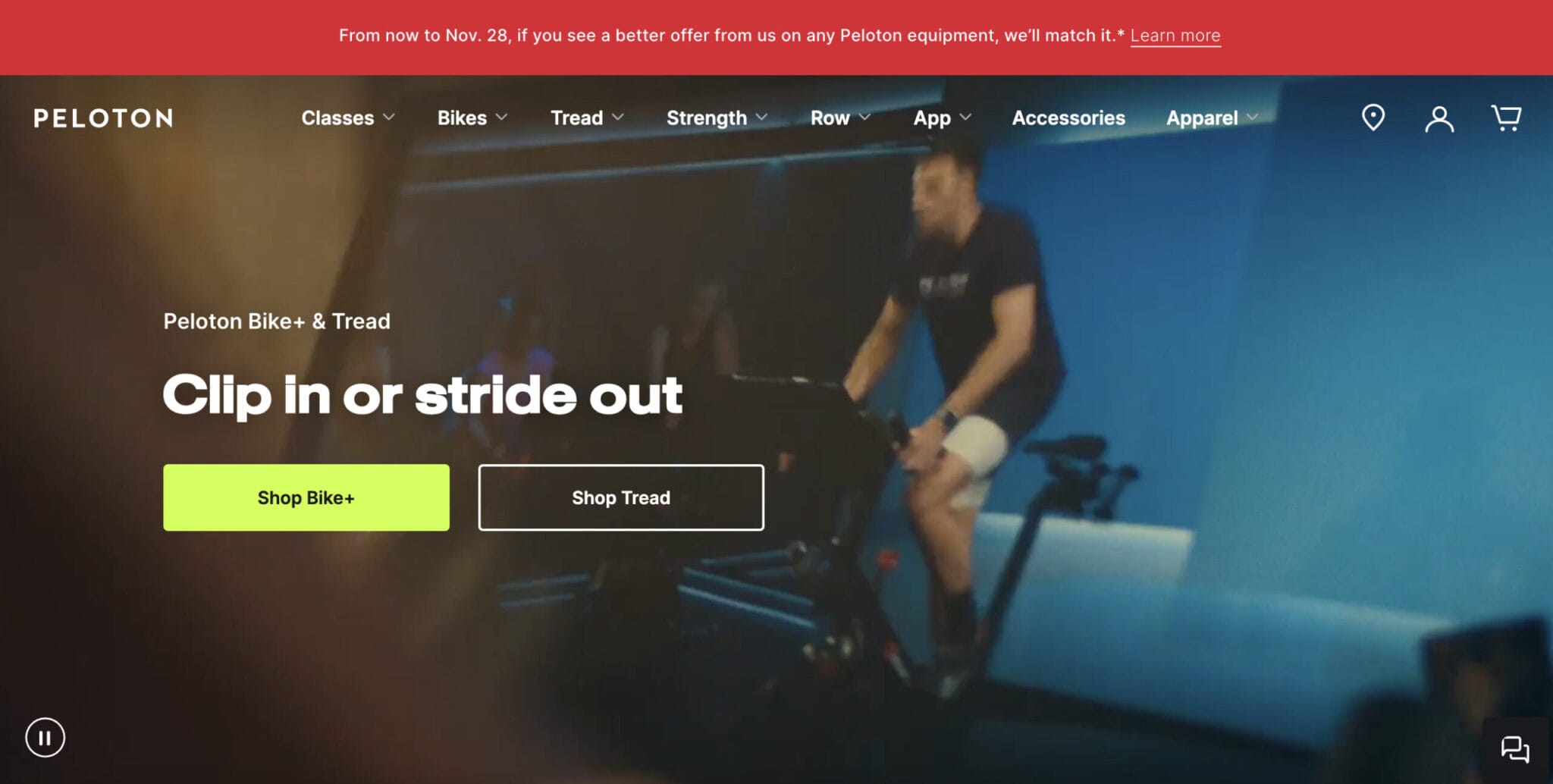 Peloton Price Match Guarantee For Any Peloton Black Friday Sales