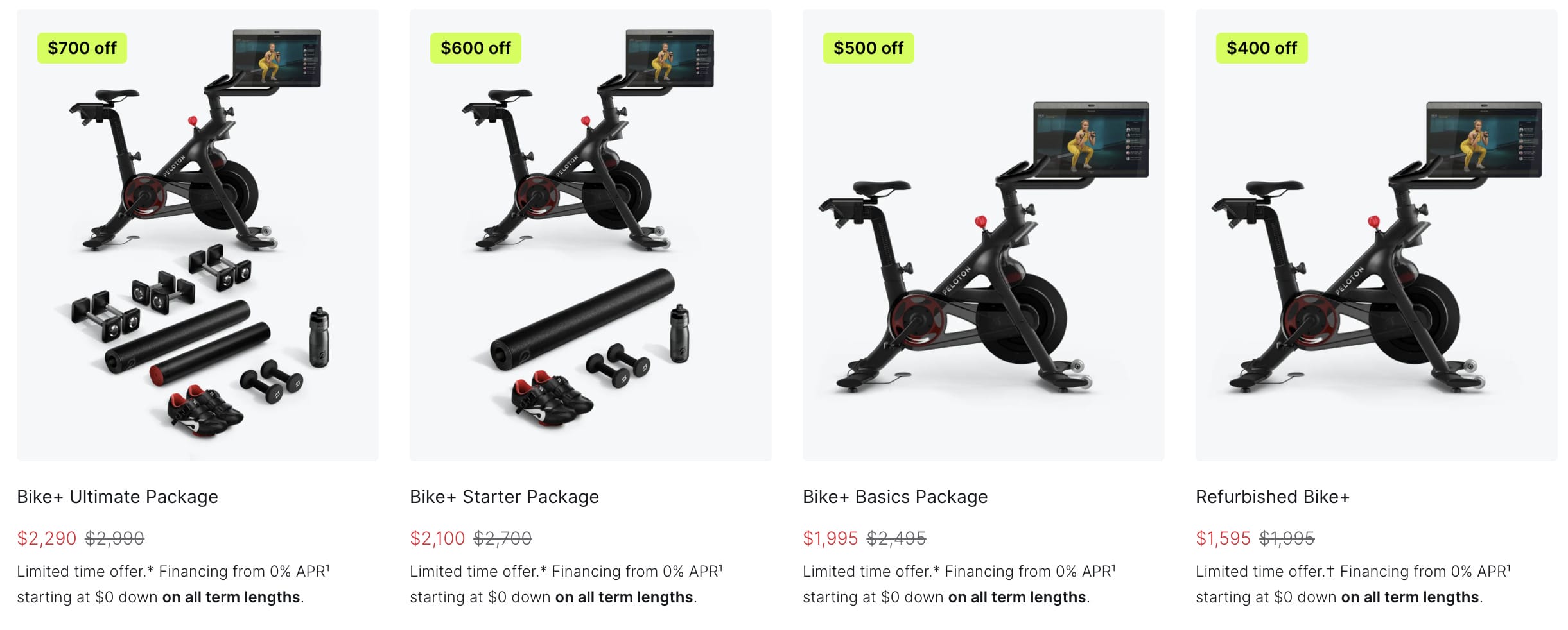 Peloton cheap tread financing