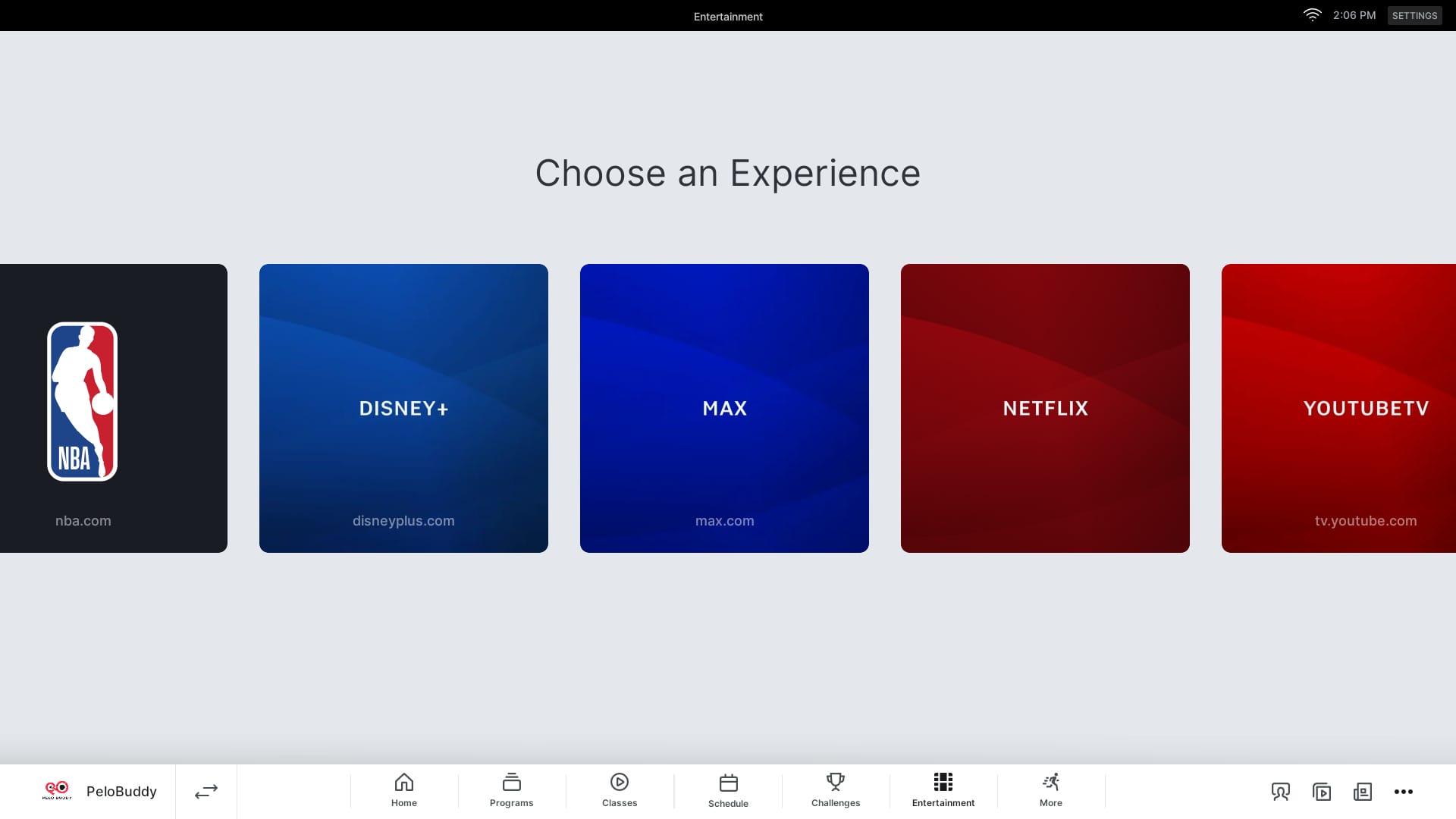 Peloton removed the beta tag from all of the currently available Entertainment apps.