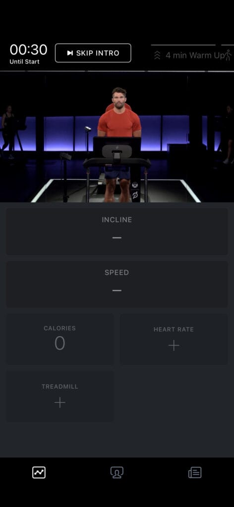 New "Treadmill" option for connections in the Peloton App.