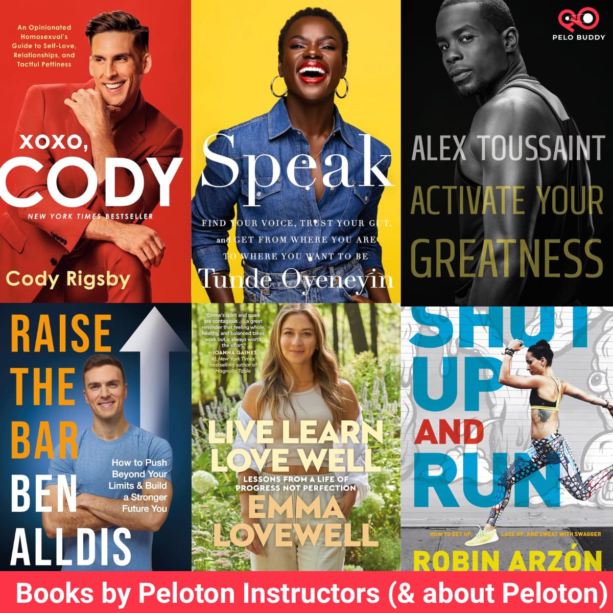Books by Peloton Instructors & other Peloton Books - Peloton Buddy