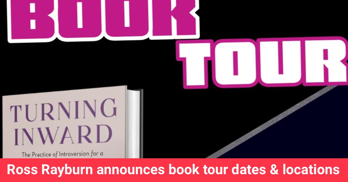 Peloton Instructor Ross Rayburn announces book tour dates & locations for  Turning Inward - Peloton Buddy