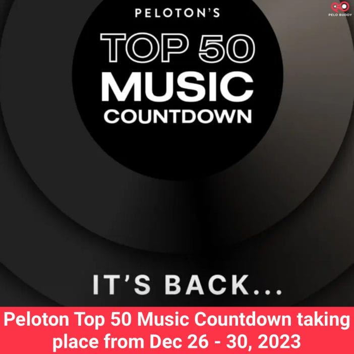 Peloton's Top 50 of 2023 Class Series (Top Songs of 2023 on Peloton
