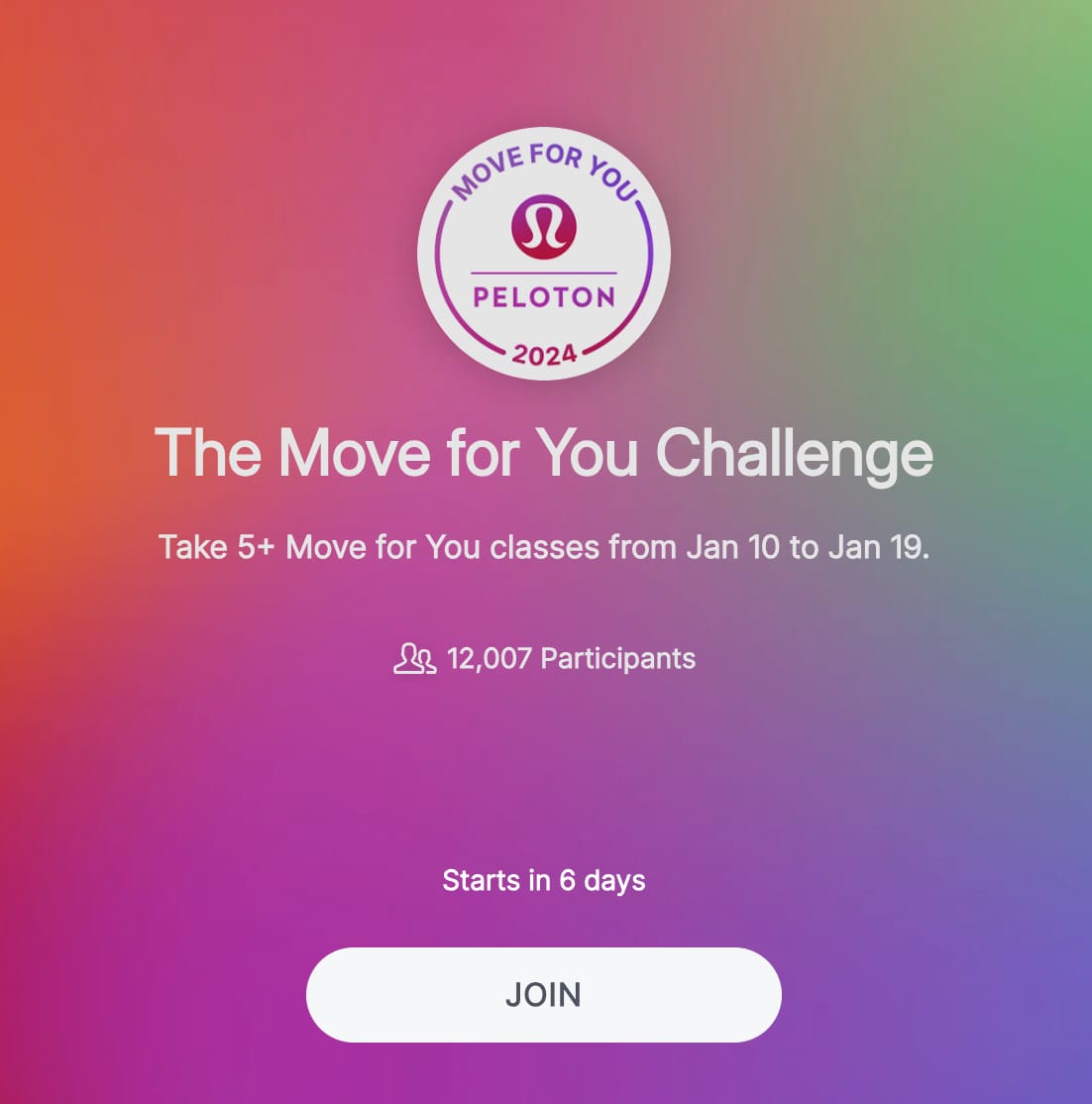 The Move for You Challenge