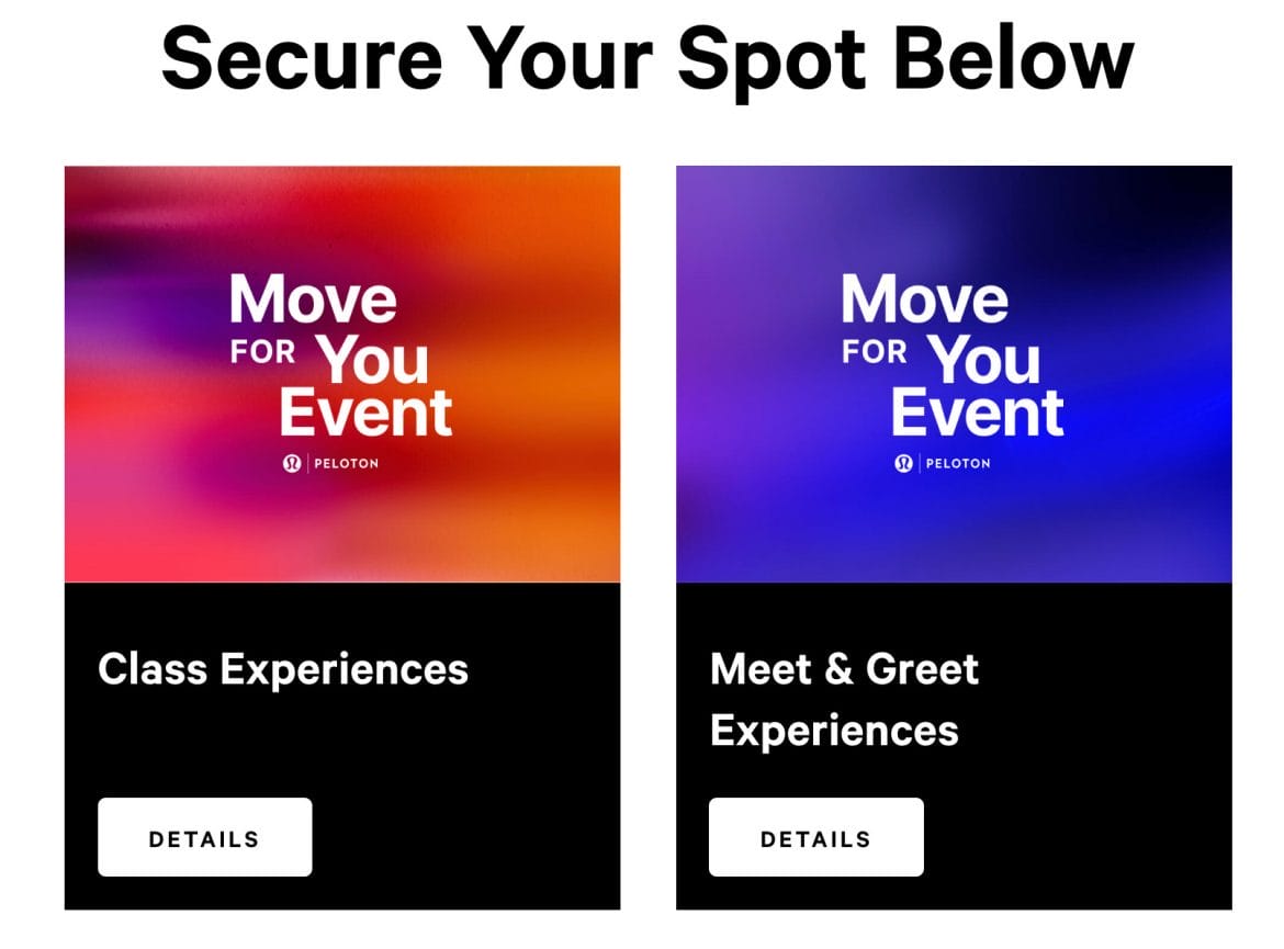 Move for You event website.