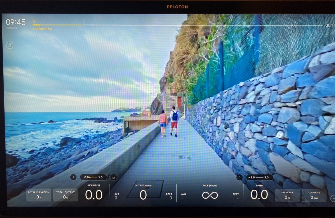Screenshot of Mayla Wedekind's 10 minute scenic walk in Madeira, Portugal