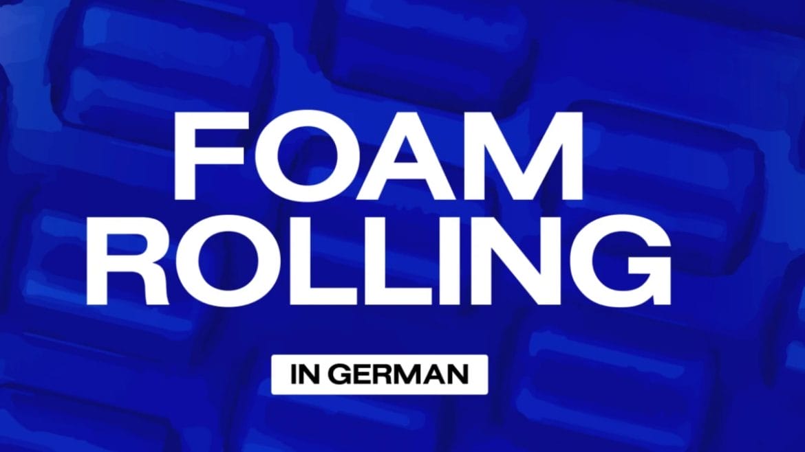  Peloton has a new collection of foam rolling classes in German