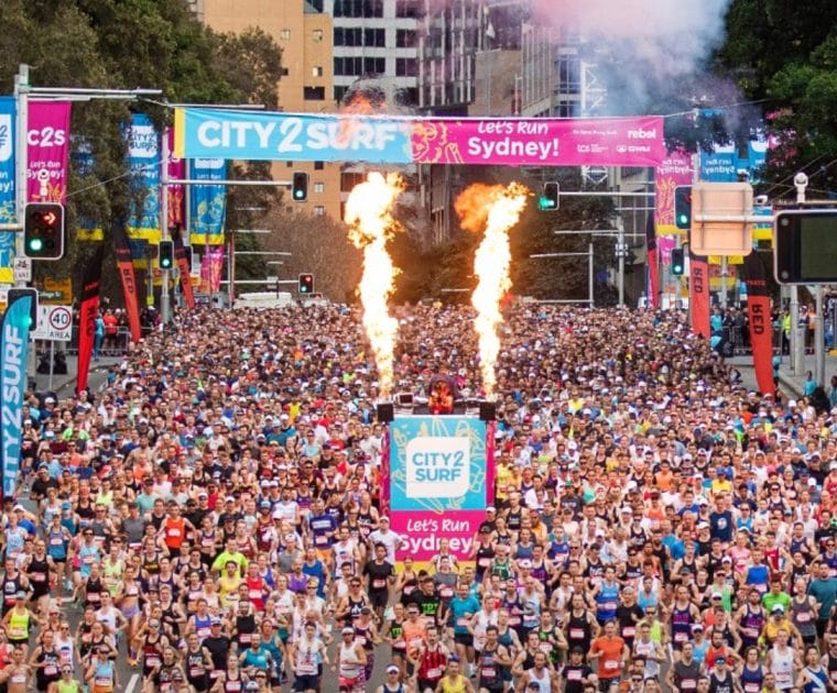 Peloton will partner with the City2Surf race in Australia again in 2024.