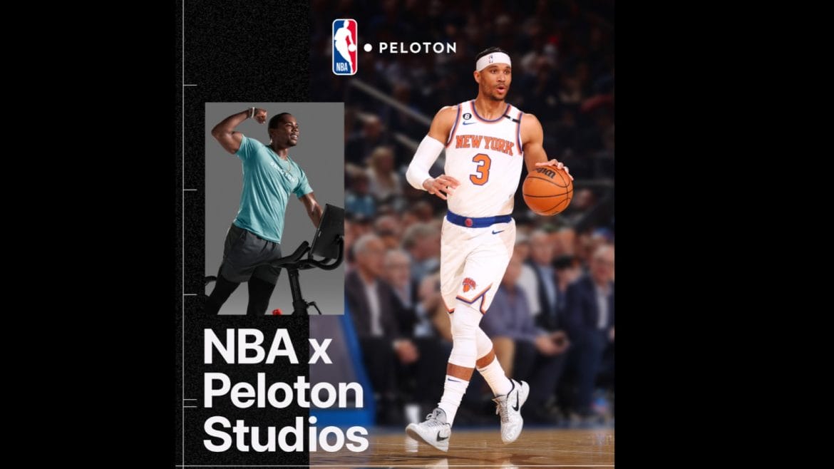 Email to Peloton members about the new Peloton x NBA classes at Peloton Studios New York.
