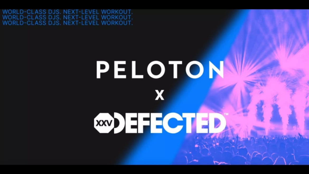 Peloton x Defected press release. Image credit Peloton.