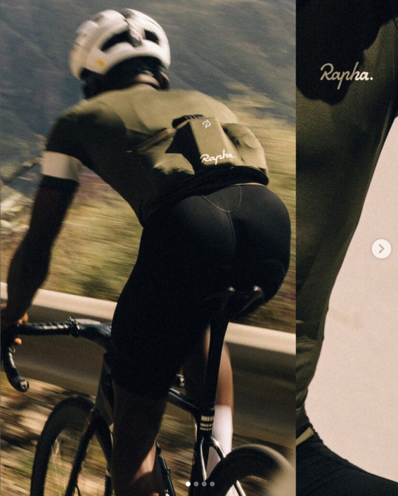 Rapha Life in the peloton jersey + bib Size M bundle Cycling
