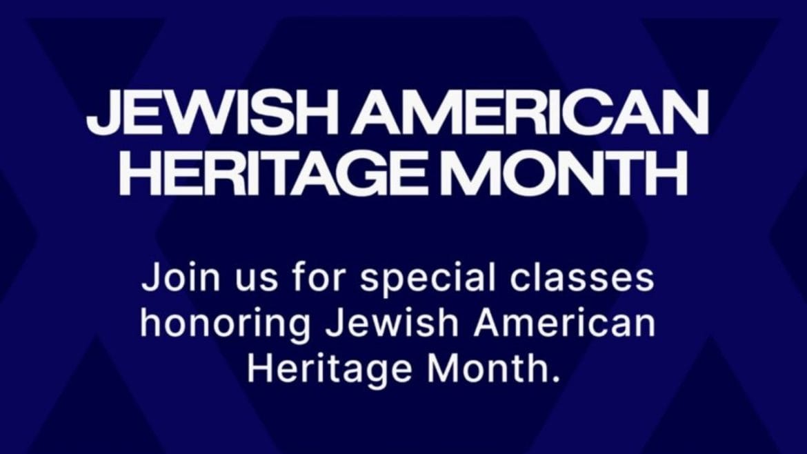 Peloton's Jewish American Heritage Month classes.