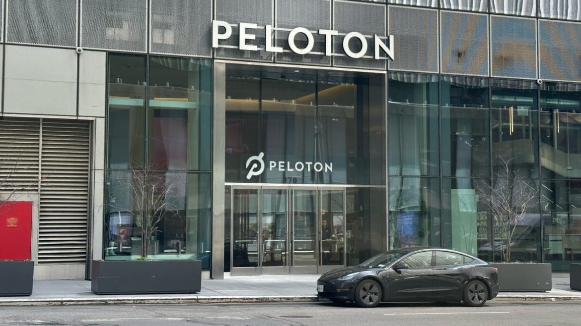 Peloton Studios in New York City.