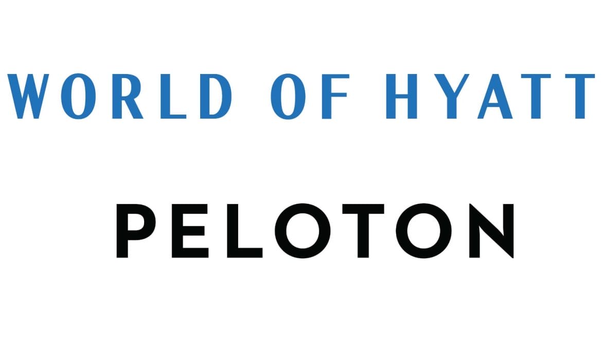 Peloton & Hyatt partnership.