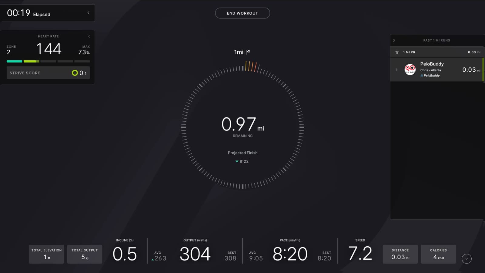 Peloton adds 1 mile benchmark run for tread & 2 kilometer (2k ...
