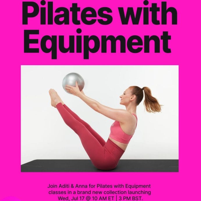 New Peloton Pilates classes, equipment and class collections launch this week. Images courtesy of Peloton Social Media.