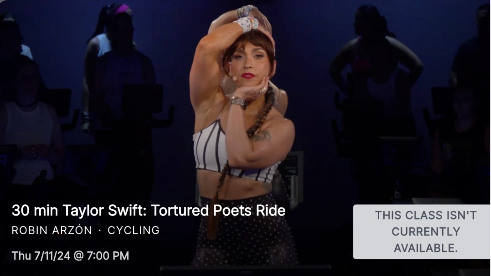 Rumor: The Peloton Taylor Swift Tortured Poets Department Artist Series will be released on July 11 or 18, 2024