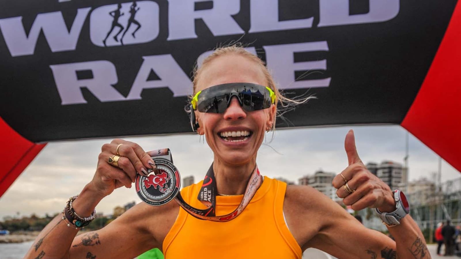 Becs Gentry wins second place in The Great World Race 2024 (7 marathons Becs Gentry wins second place in The Great World Race 2024 (7 marathons