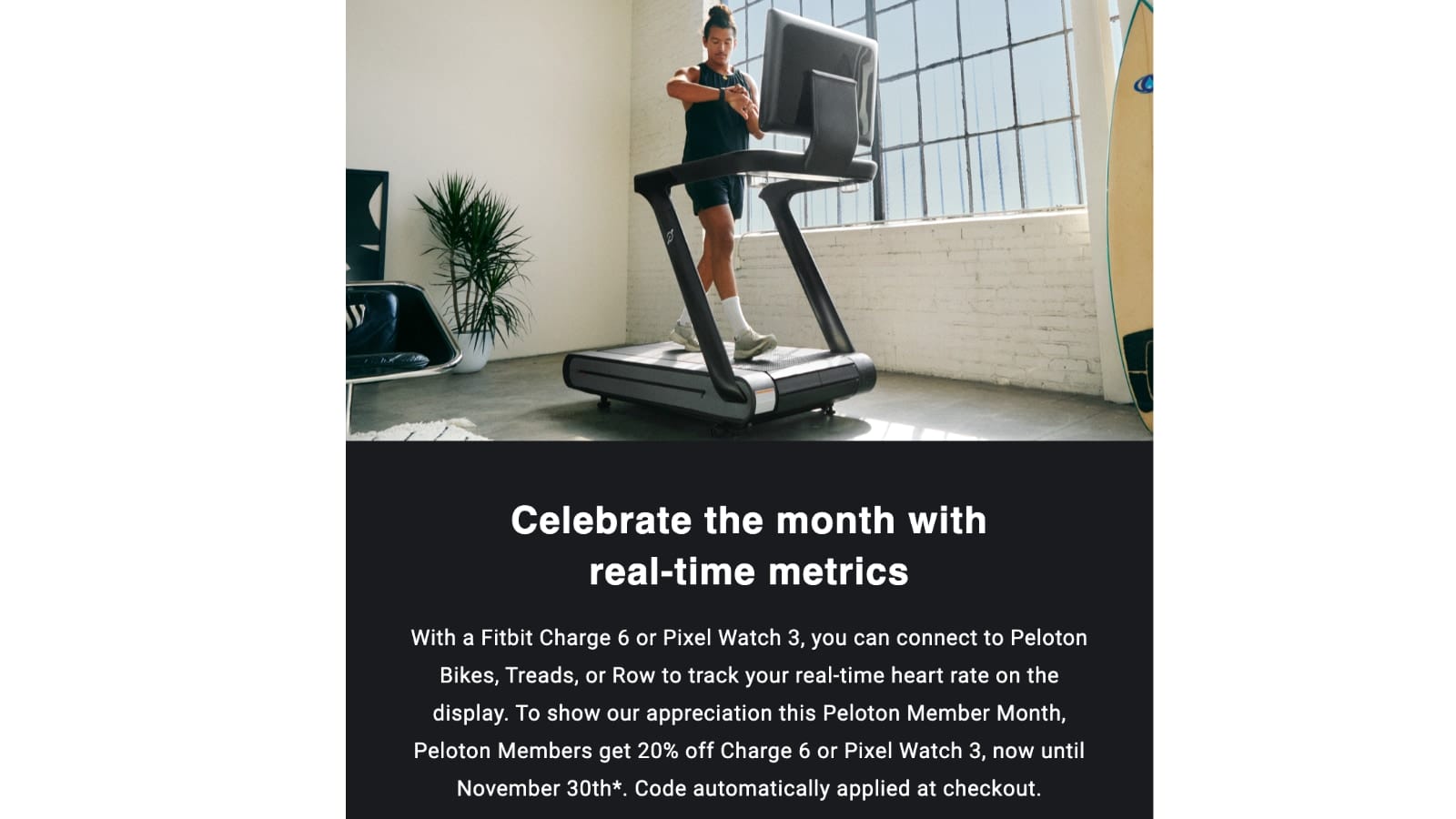 Peloton Members Can Receive 20% Discount on Google Pixel Watch 3 or FitBit Charge 6 in November 2024 – Peloton Buddy