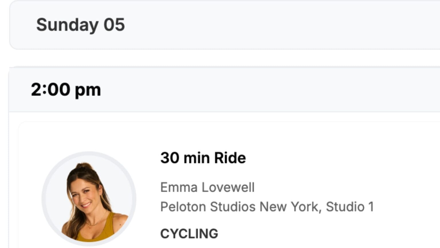 Emma Lovewell will Return to Peloton by January 5 2025 Peloton Buddy